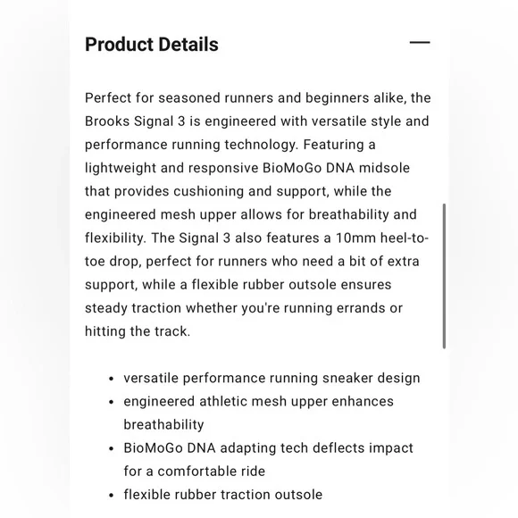 Brooks Signal 3 sneakers - Picture 5 of 12